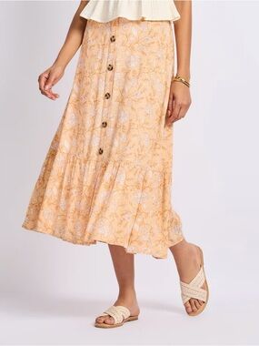 Market and Spruce Lisbon Tiered Skirt